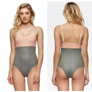 Anthropologie x Tavik Scarlett One Piece Color Blocked Swimsuit, size large